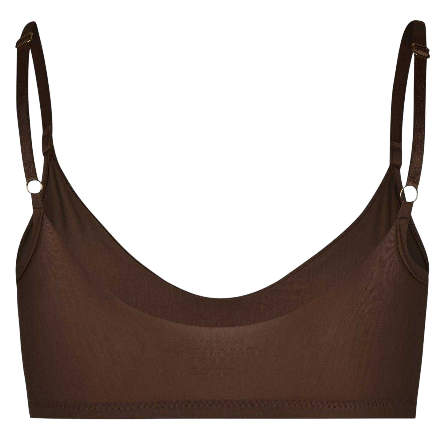 Cinnamon - Back - Command Womens-Ladies Butter V Neck Bralette