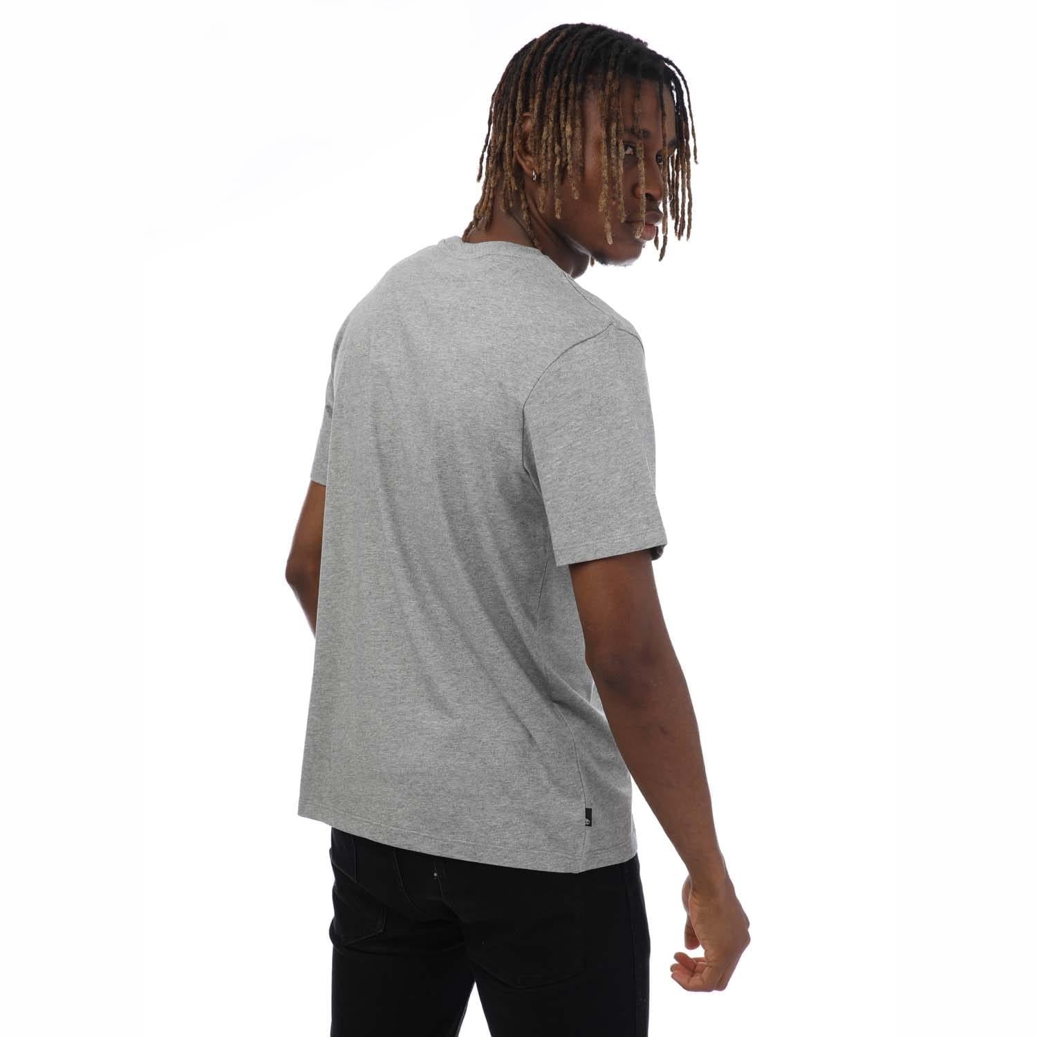 Grey Heather - Back - Timberland Mens Northwood Wordmark T-Shirt