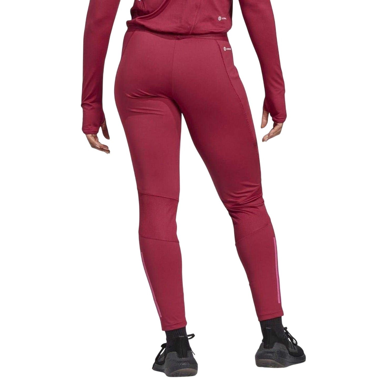 Ruby - Back - Adidas Womens-Ladies Pro Slim Jogging Bottoms