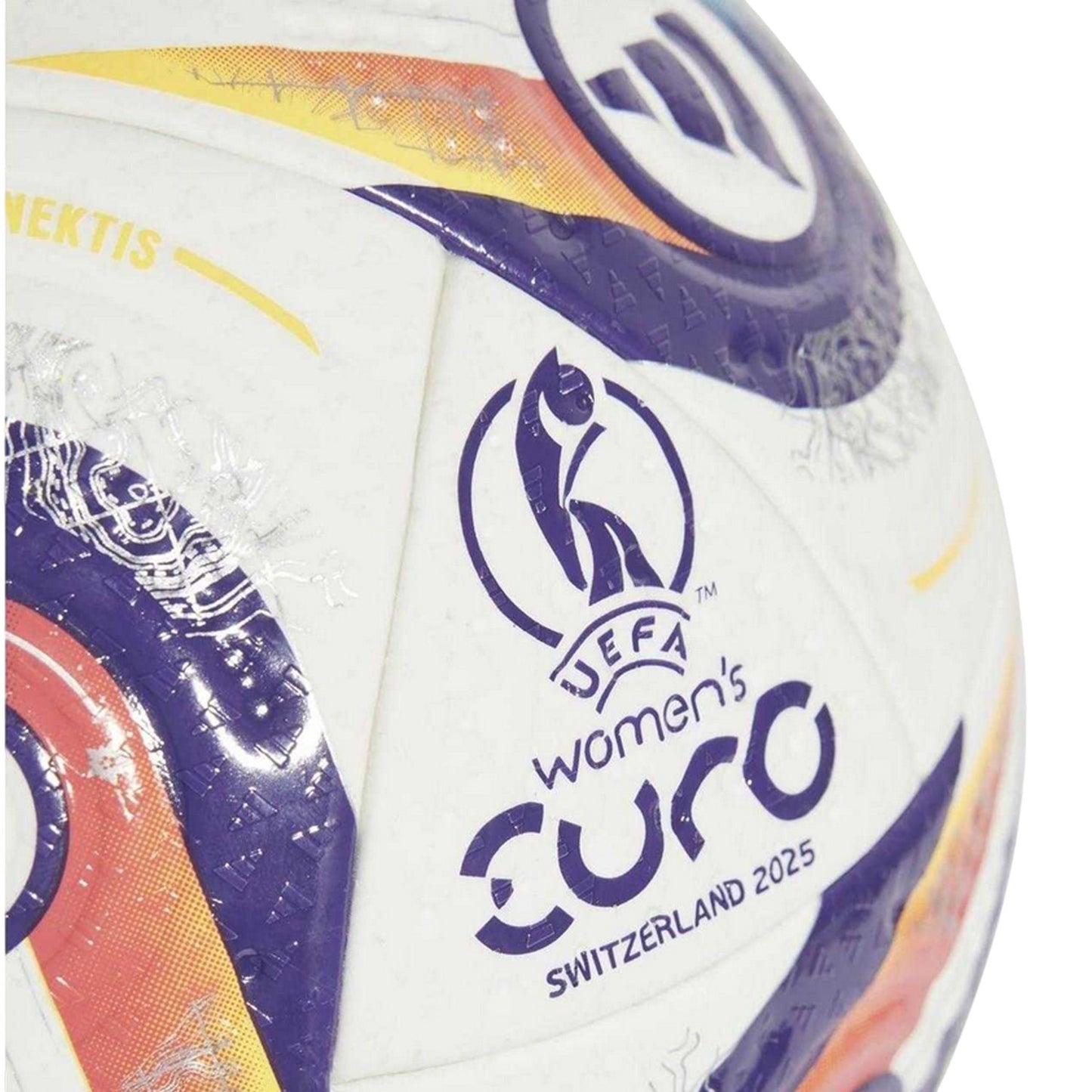 White-Purple - Lifestyle - Adidas Euro 2025 Pro Geometric Match Football