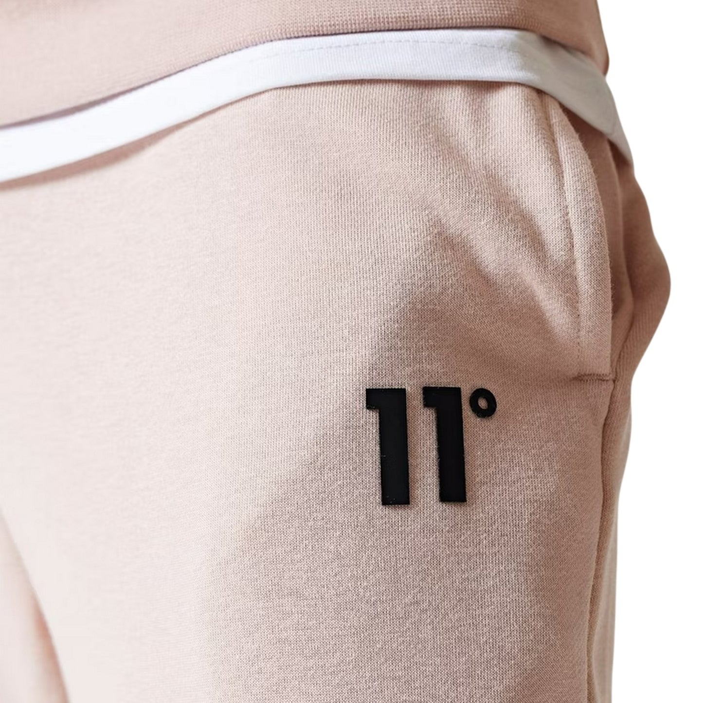 Pink - Lifestyle - 11 Degrees Mens Regular Jogging Bottoms