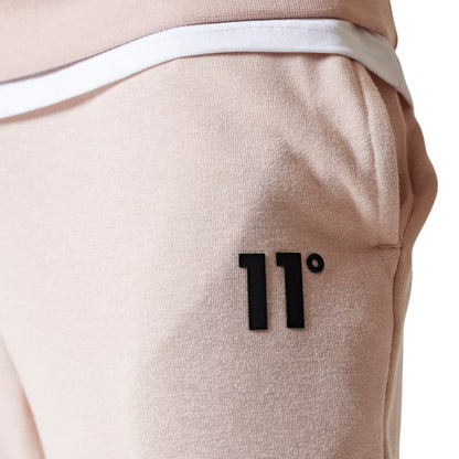 Pink - Lifestyle - 11 Degrees Mens Regular Jogging Bottoms