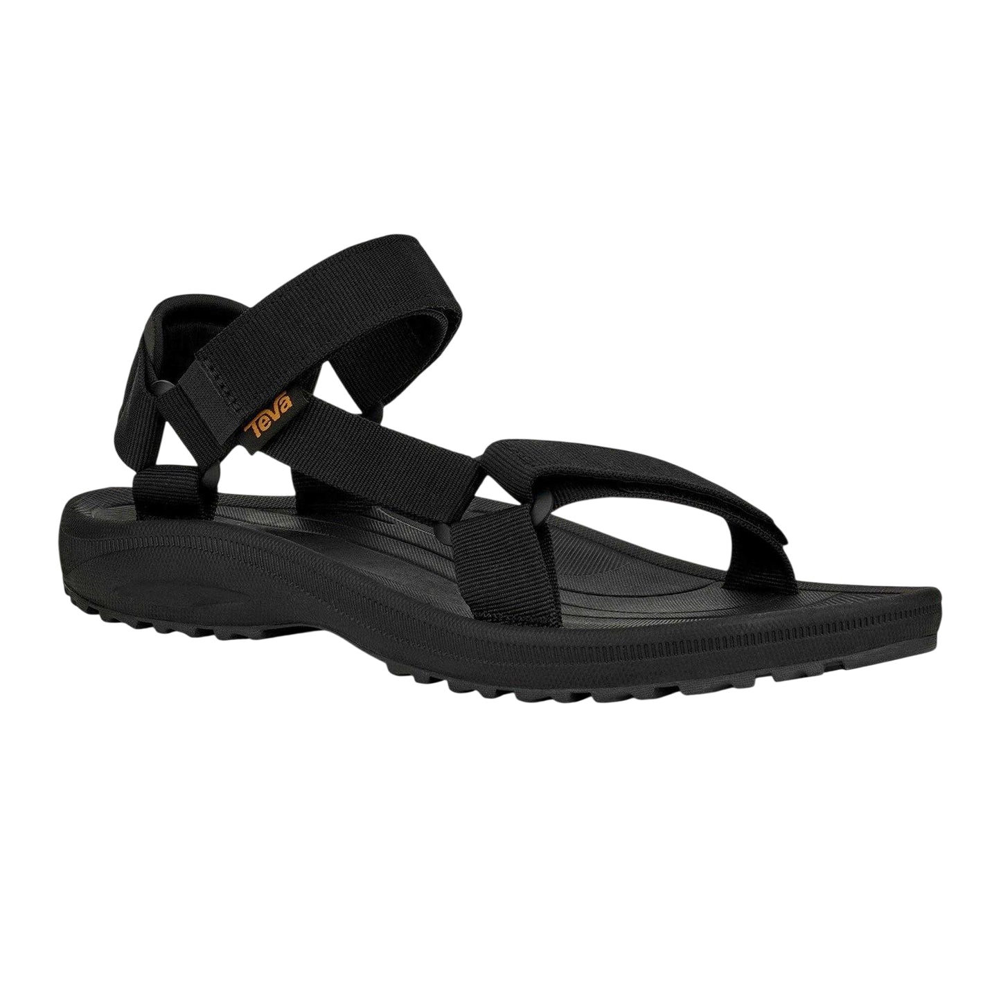 Black - Lifestyle - Teva Mens Winsted Adjustable Strap Sandals