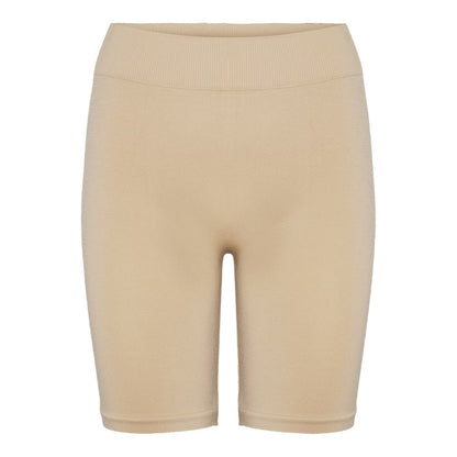 Tan - Front - Vero Moda Womens-Ladies Jackie Cycling Shorts