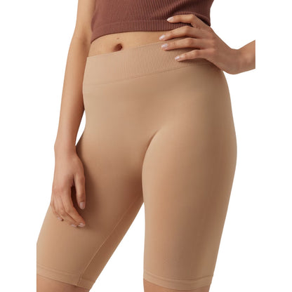 Tan - Side - Vero Moda Womens-Ladies Jackie Cycling Shorts