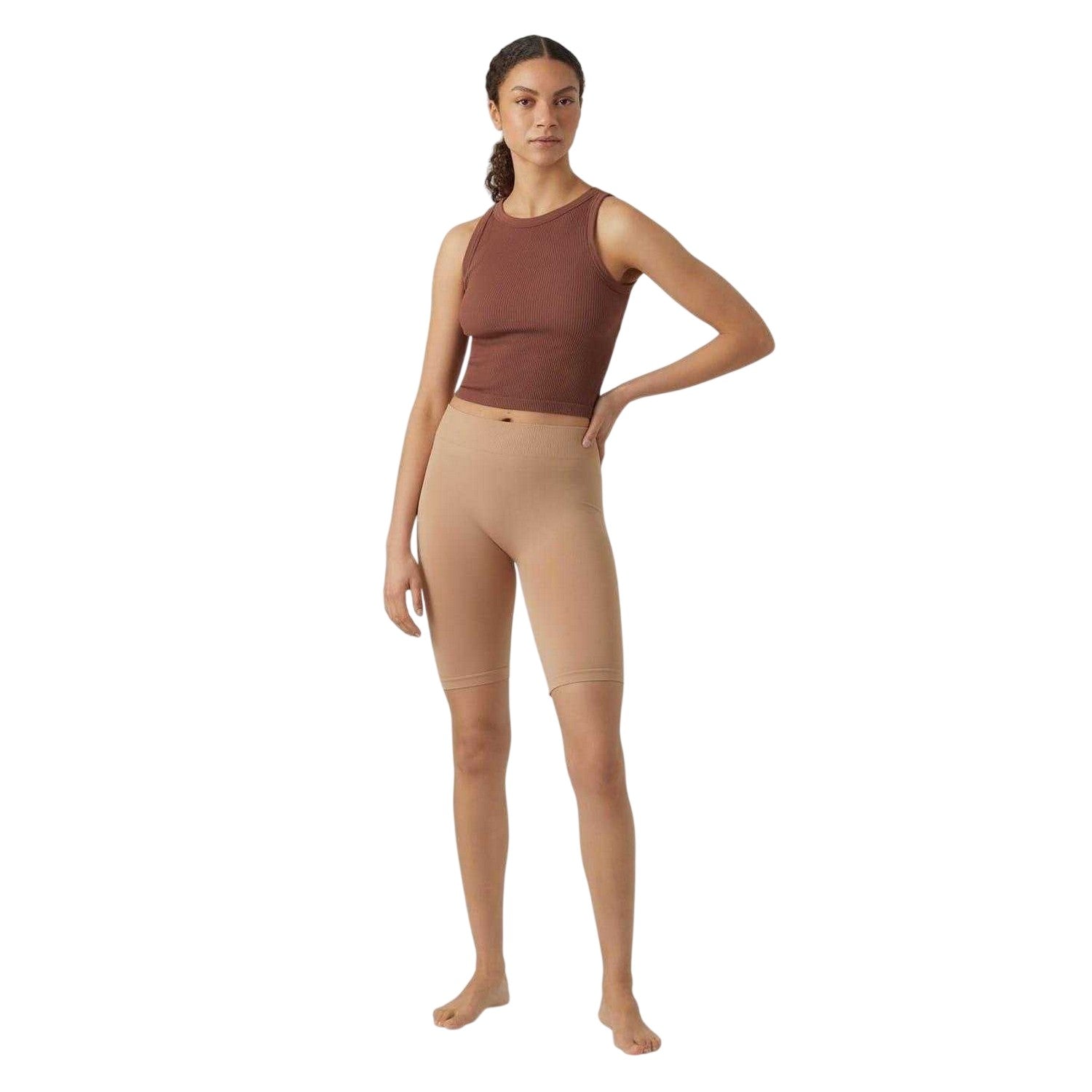 Tan - Lifestyle - Vero Moda Womens-Ladies Jackie Cycling Shorts