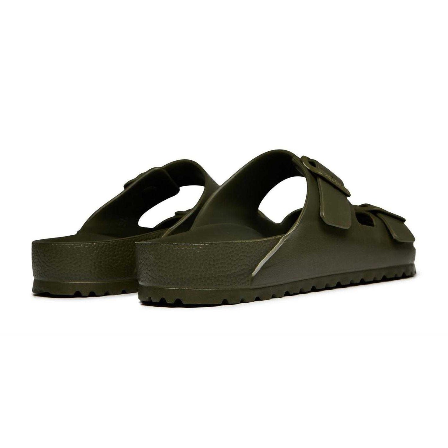 Green - Back - Birkenstock Mens Arizona Flat Sandals