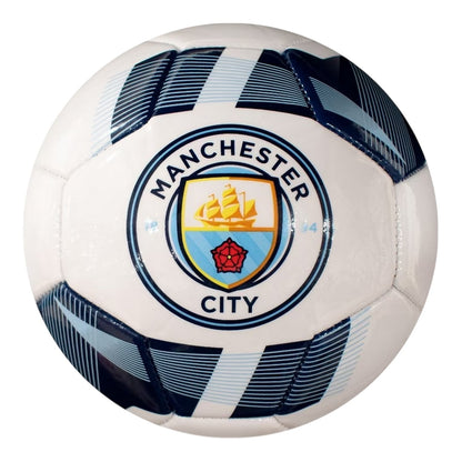 White-Sky Blue - Front - Manchester City FC Crest Football