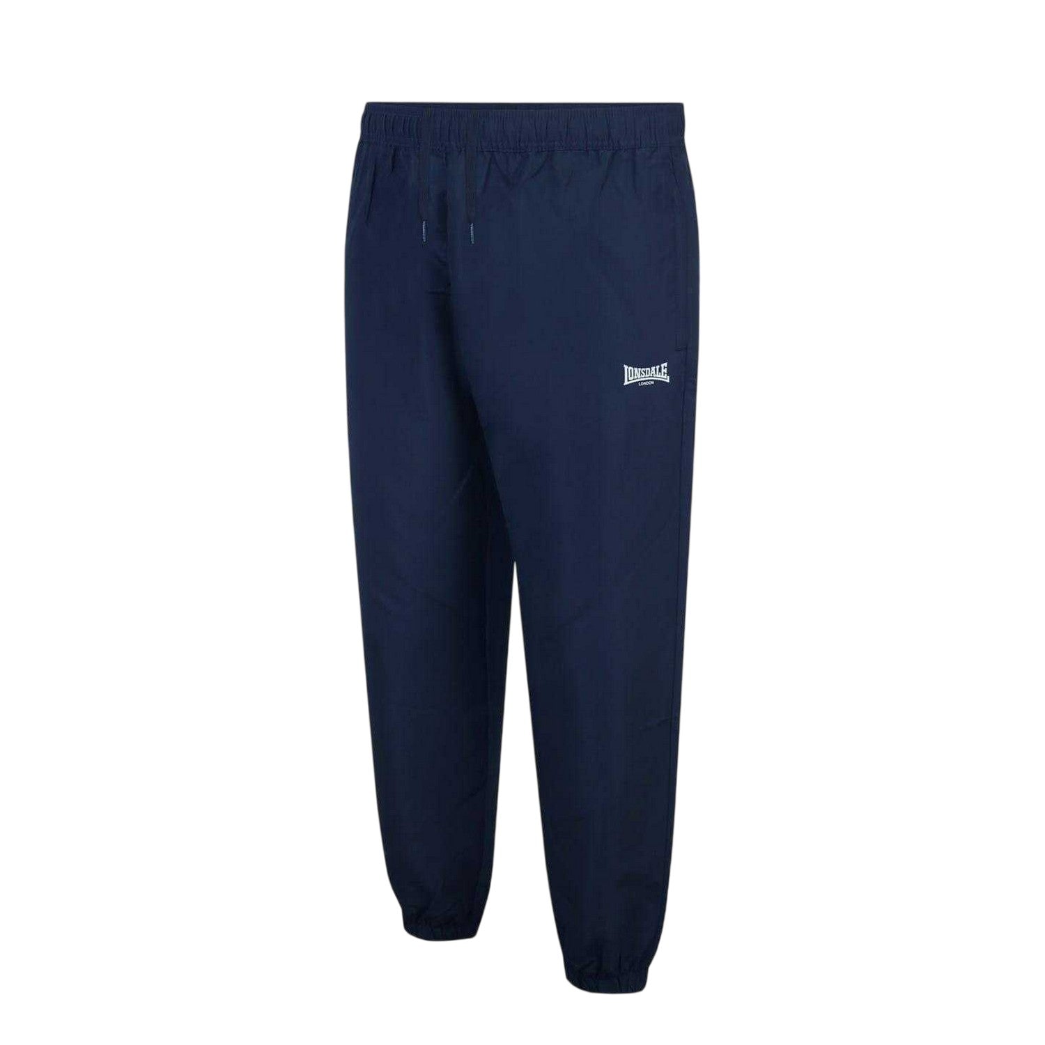 Navy - Lifestyle - Lonsdale Mens Essential Woven Jogging Bottoms