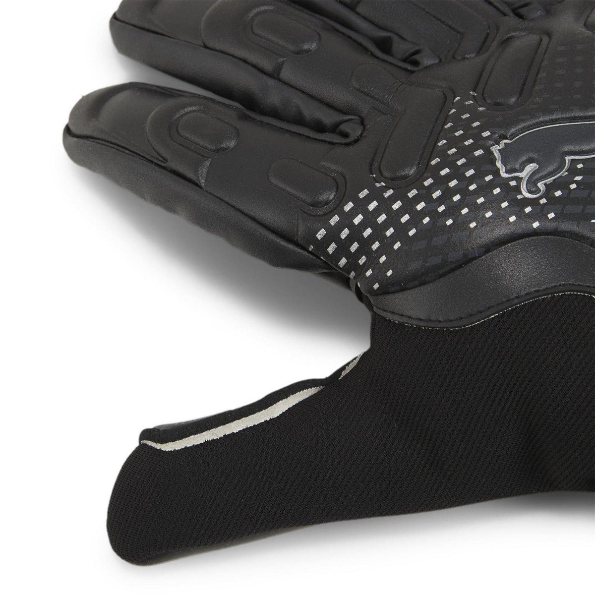 Black-Silver - Back - Puma Unisex Adult Future Goalkeeper Gloves