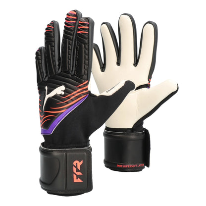 Black-Red - Side - Puma Unisex Adult Future Goalkeeper Gloves