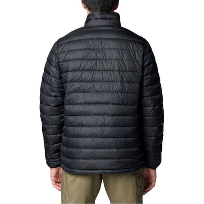 Black - Back - Columbia Mens Fosters Patterned Insulated Insulated Puffer Jacket