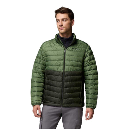 Green-Black - Front - Columbia Mens Fosters Patterned Insulated Insulated Puffer Jacket