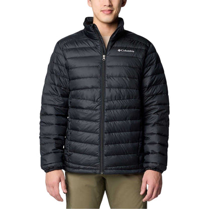 Black - Front - Columbia Mens Fosters Patterned Insulated Insulated Puffer Jacket