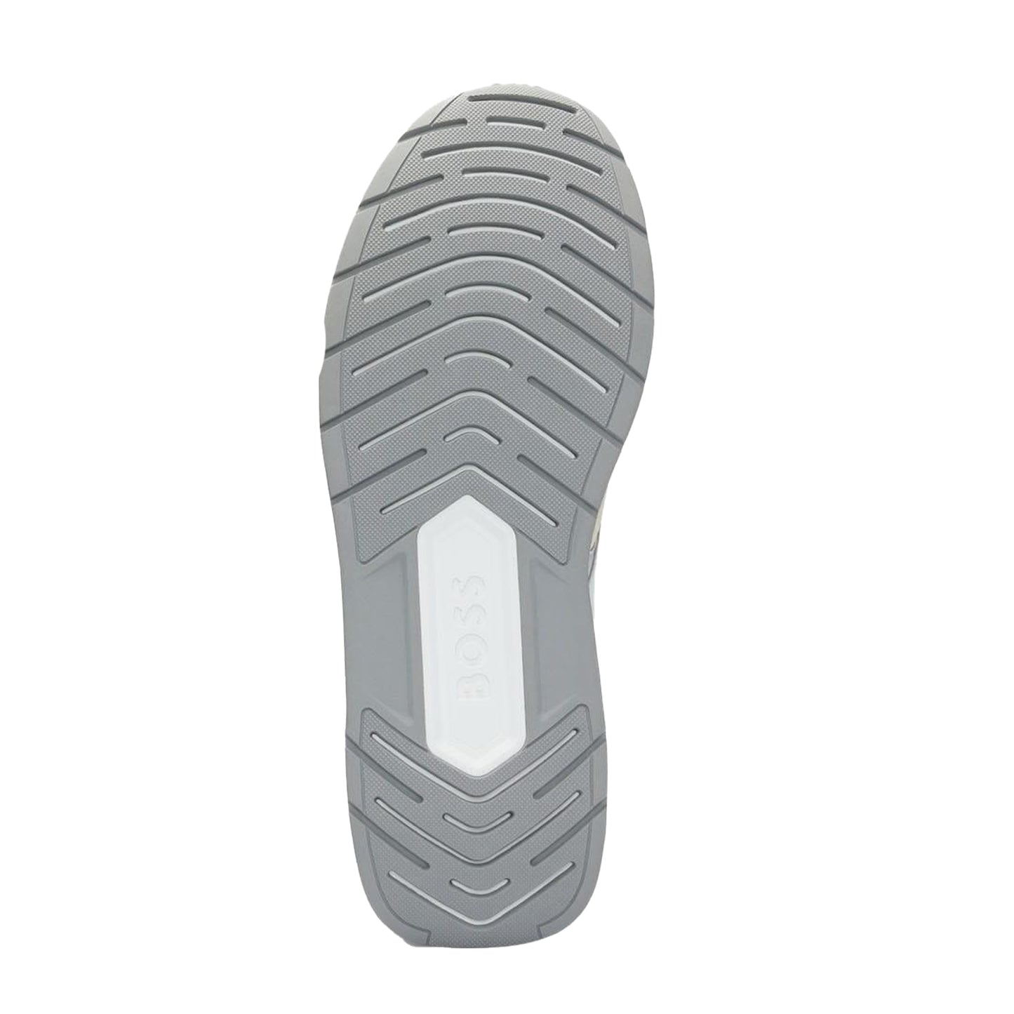 White - Lifestyle - Boss Mens Kurt Leather Running Trainers