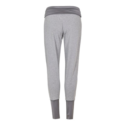 Grey - Back - Puma Womens-Ladies Fleece Jogging Bottoms