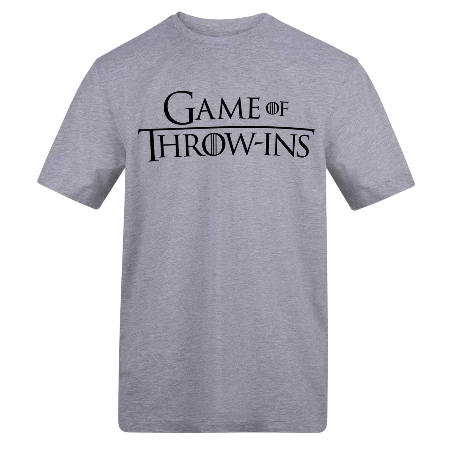 Grey - Front - Game of Thrones Unisex Adult Logo T-Shirt