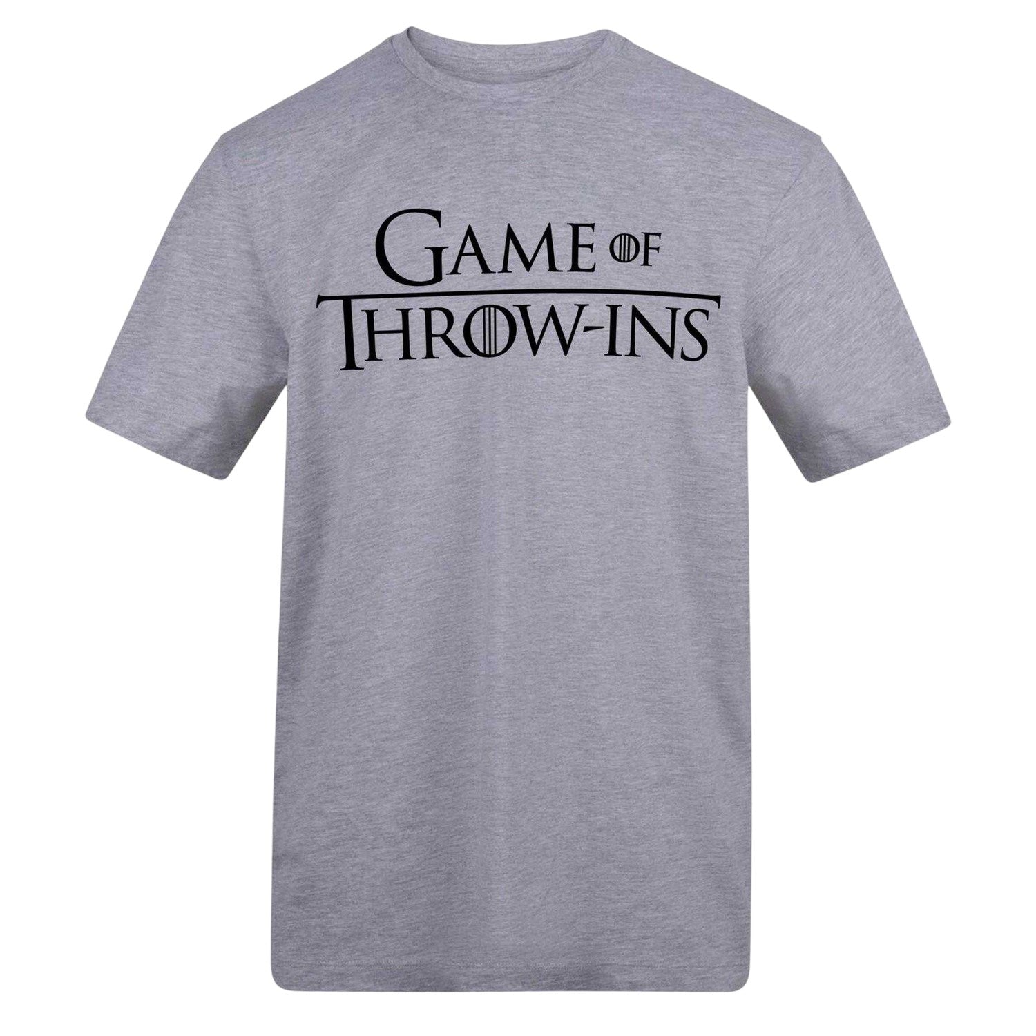 Grey - Front - Game of Thrones Unisex Adult Logo T-Shirt