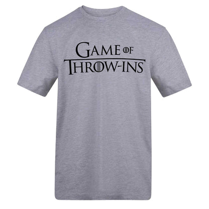 Grey - Front - Game of Thrones Unisex Adult Logo T-Shirt