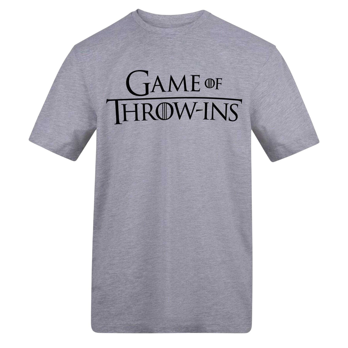 Grey - Front - Game of Thrones Unisex Adult Logo T-Shirt