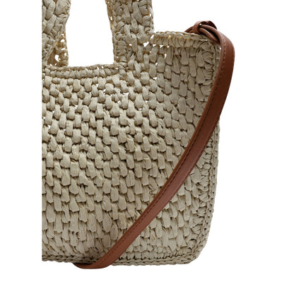Natural-Raffia - Back - Where's That From Vivid Raffia Tote Bag