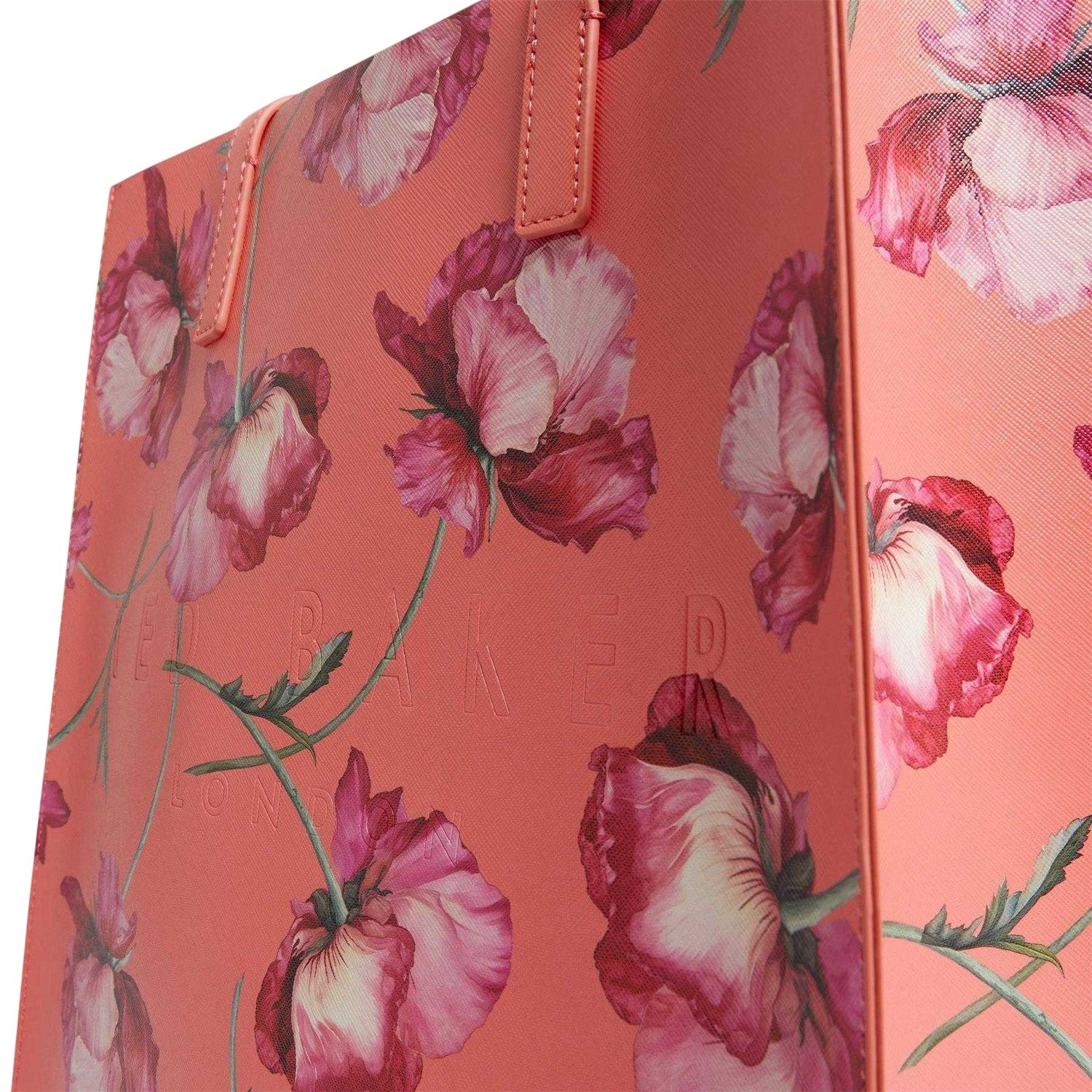 Coral - Lifestyle - Ted Baker Soocon Large Leather Shopper Bag
