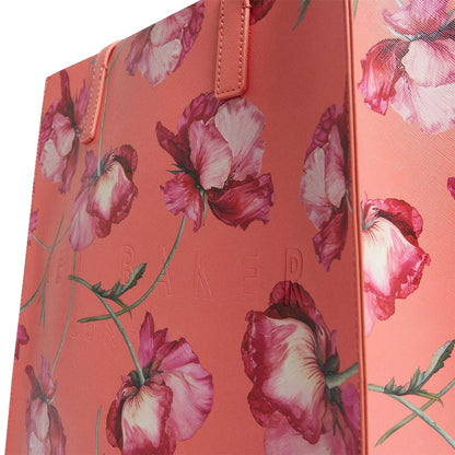 Coral - Lifestyle - Ted Baker Soocon Large Leather Shopper Bag
