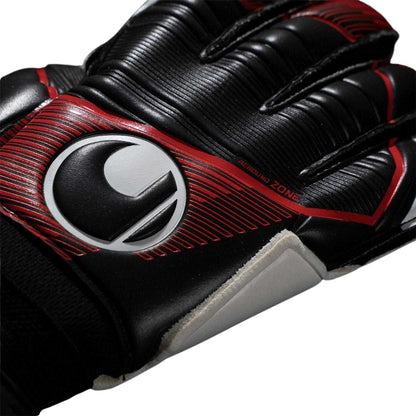 Black-Red-White - Lifestyle - UHL Sport Childrens-Kids Powerline Soft Goalkeeper Gloves