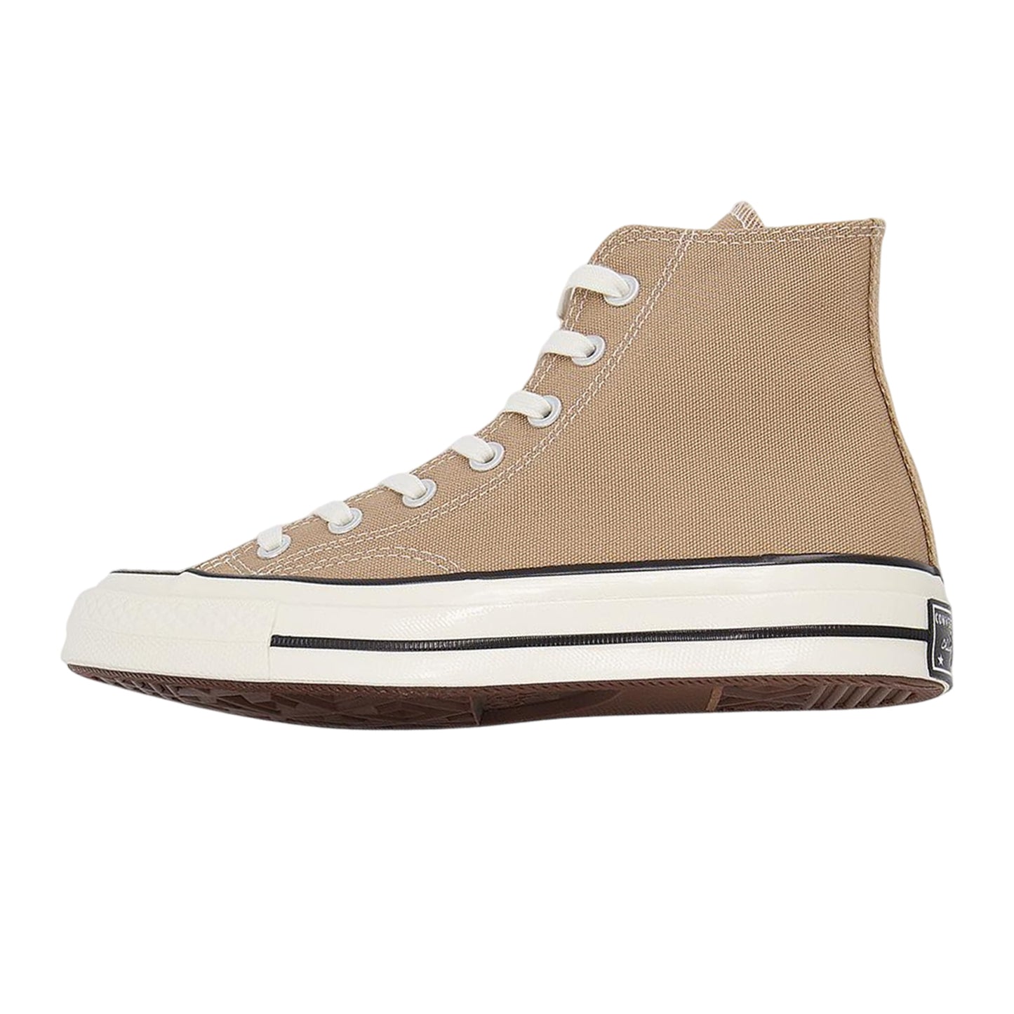 Brown - Side - Converse Womens-Ladies Chuck Classic High Top Trainers