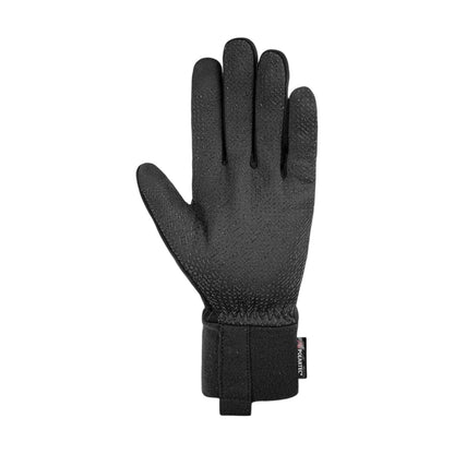 Black - Back - Reusch Unisex Adult Polartech Cycling Gloves