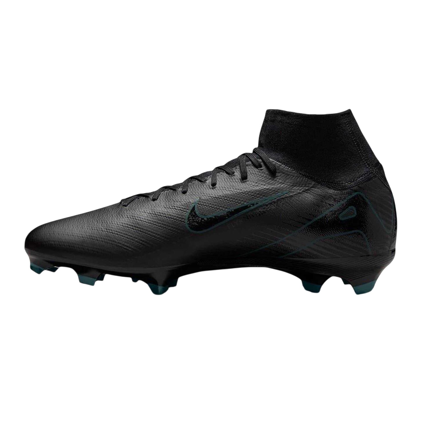 Black-Green - Back - Nike Unisex Adult Mercurial Firm Ground Football Boots