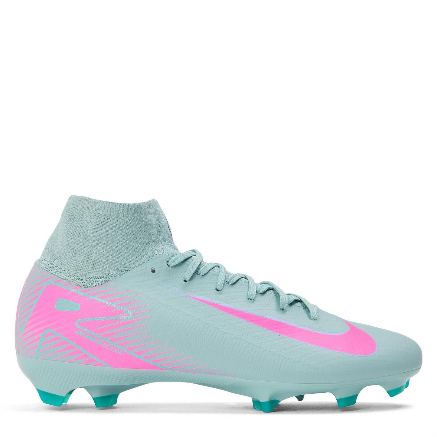 Ocean Cube-Pink - Front - Nike Unisex Adult Mercurial Firm Ground Football Boots