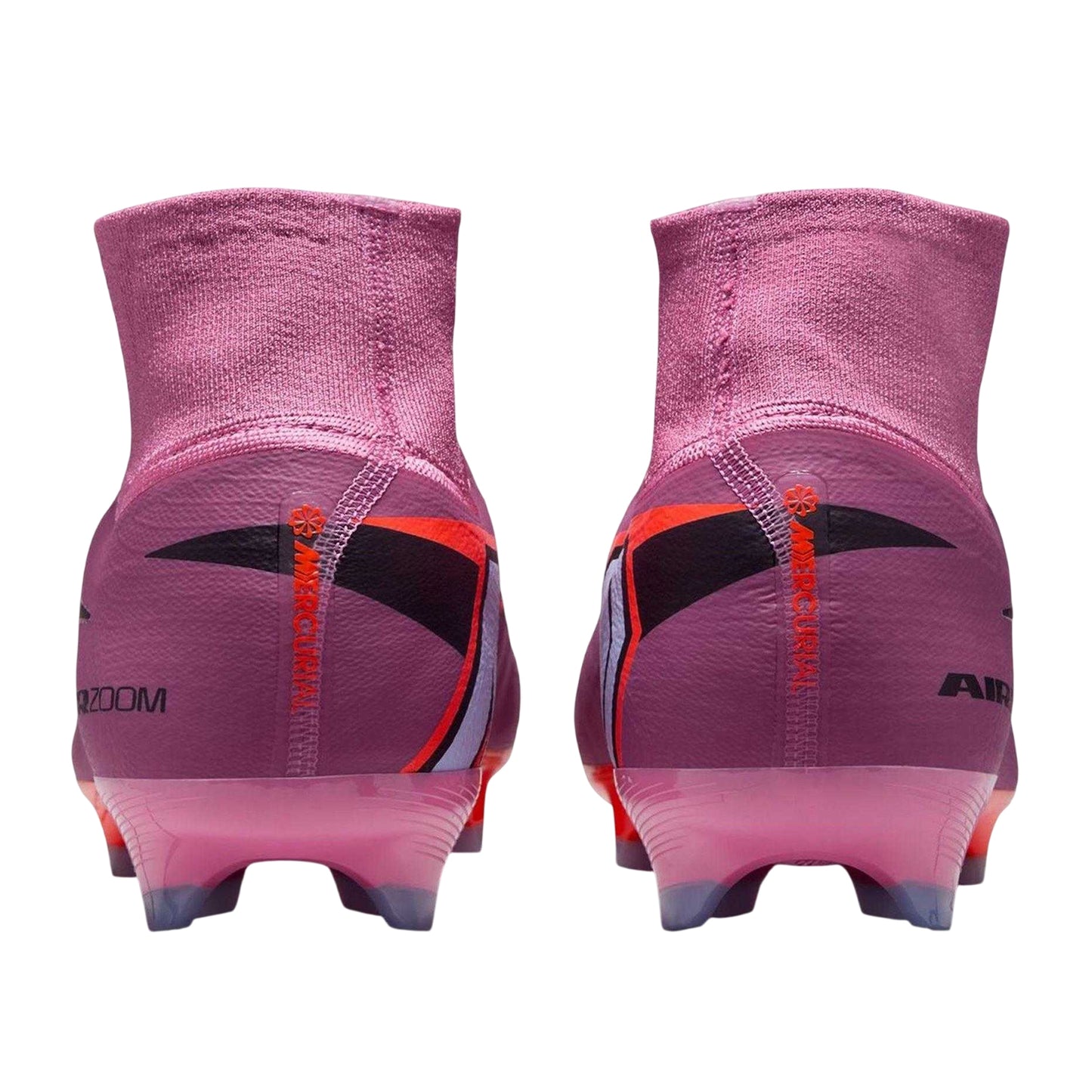 Pink-Black - Back - Nike Unisex Adult Mercurial Firm Ground Football Boots