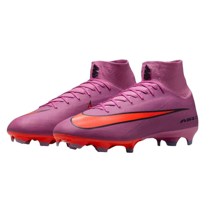 Pink-Black - Pack Shot - Nike Unisex Adult Mercurial Firm Ground Football Boots