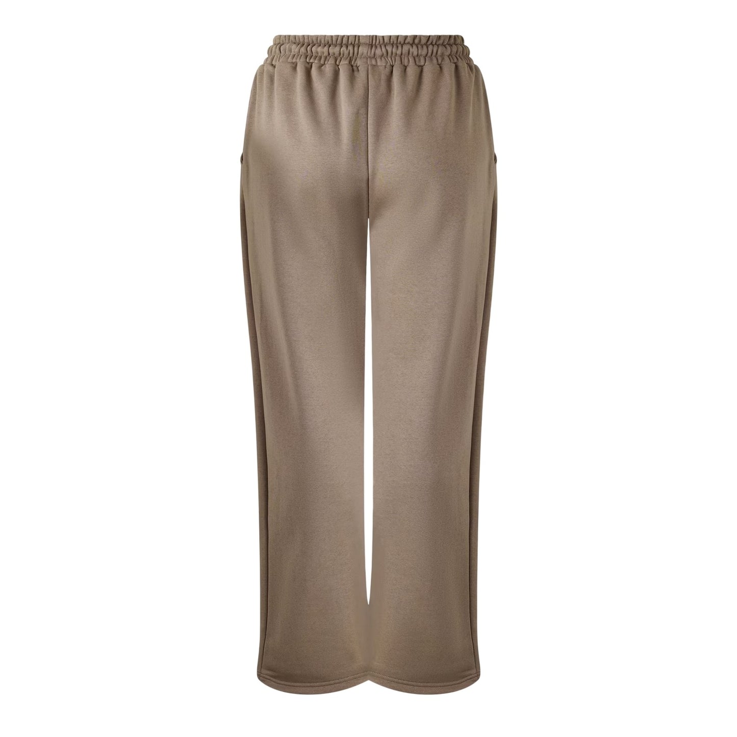 Taupe - Back - I Saw It First Womens-Ladies Jersey Relaxed Fit Jogging Bottoms