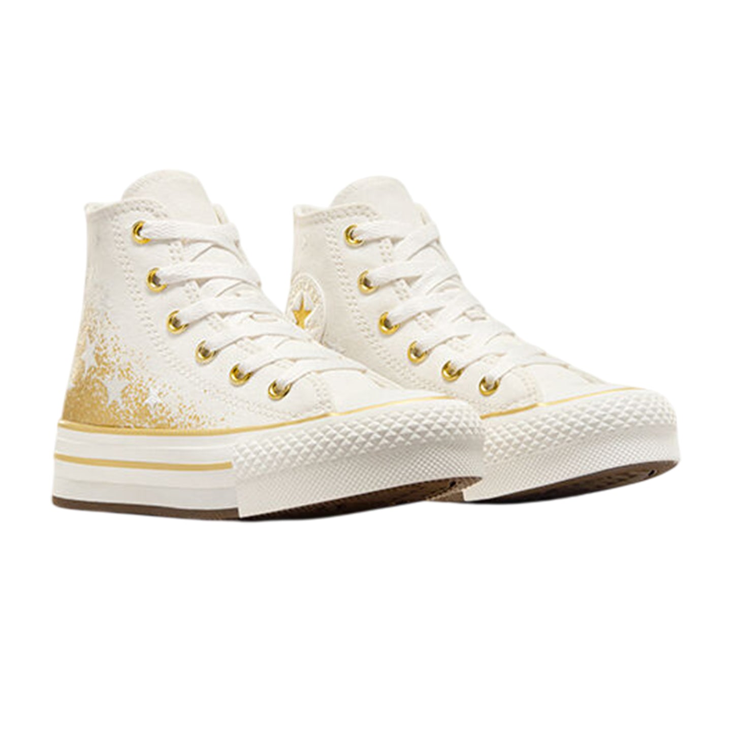 White-Egret White - Lifestyle - Converse Womens-Ladies Chuck Classic High Top Trainers