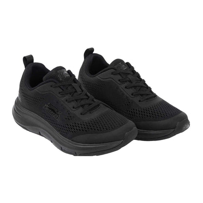 Black - Lifestyle - Slazenger Womens-Ladies Mesh Running Trainers