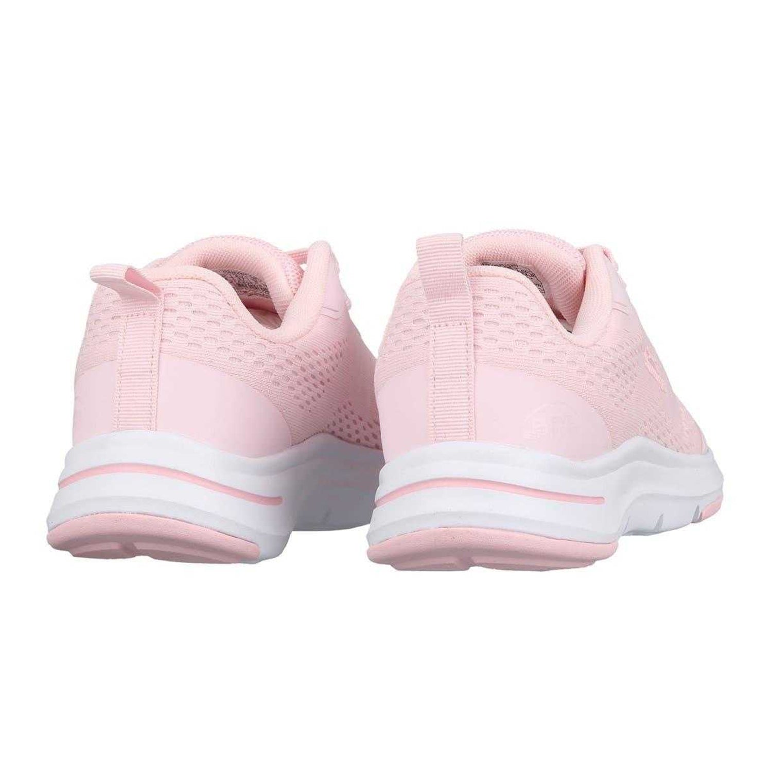 Pink-White - Back - Slazenger Womens-Ladies Mesh Running Trainers