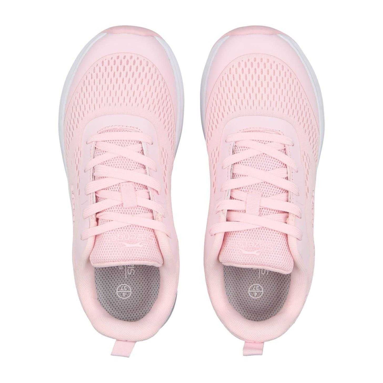 Pink-White - Lifestyle - Slazenger Womens-Ladies Mesh Running Trainers