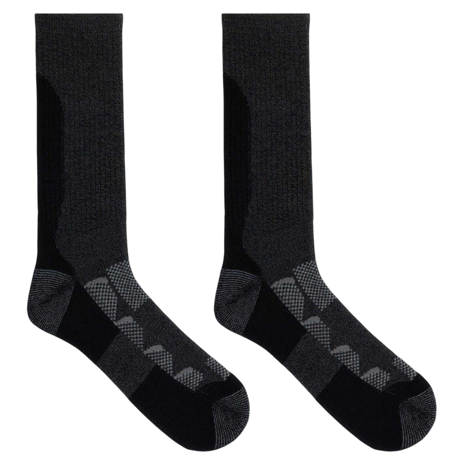 Grey - Back - Merrell Unisex Adult Moab Walking Crew Socks