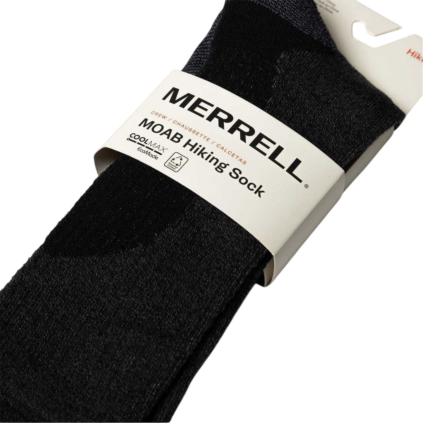 Grey - Side - Merrell Unisex Adult Moab Walking Crew Socks