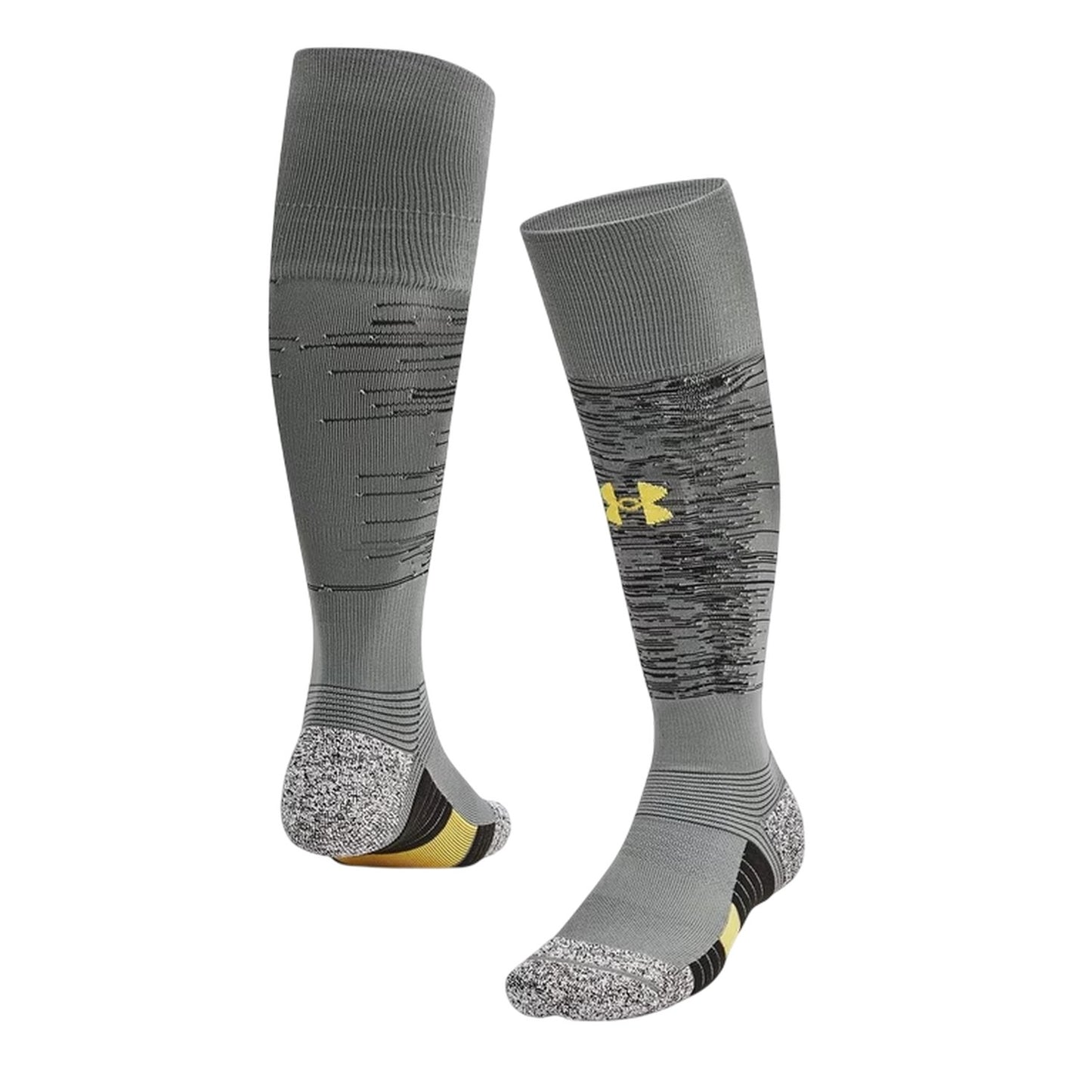 Green - Side - Under Armour Unisex Adult Magnetico Ombre Socks