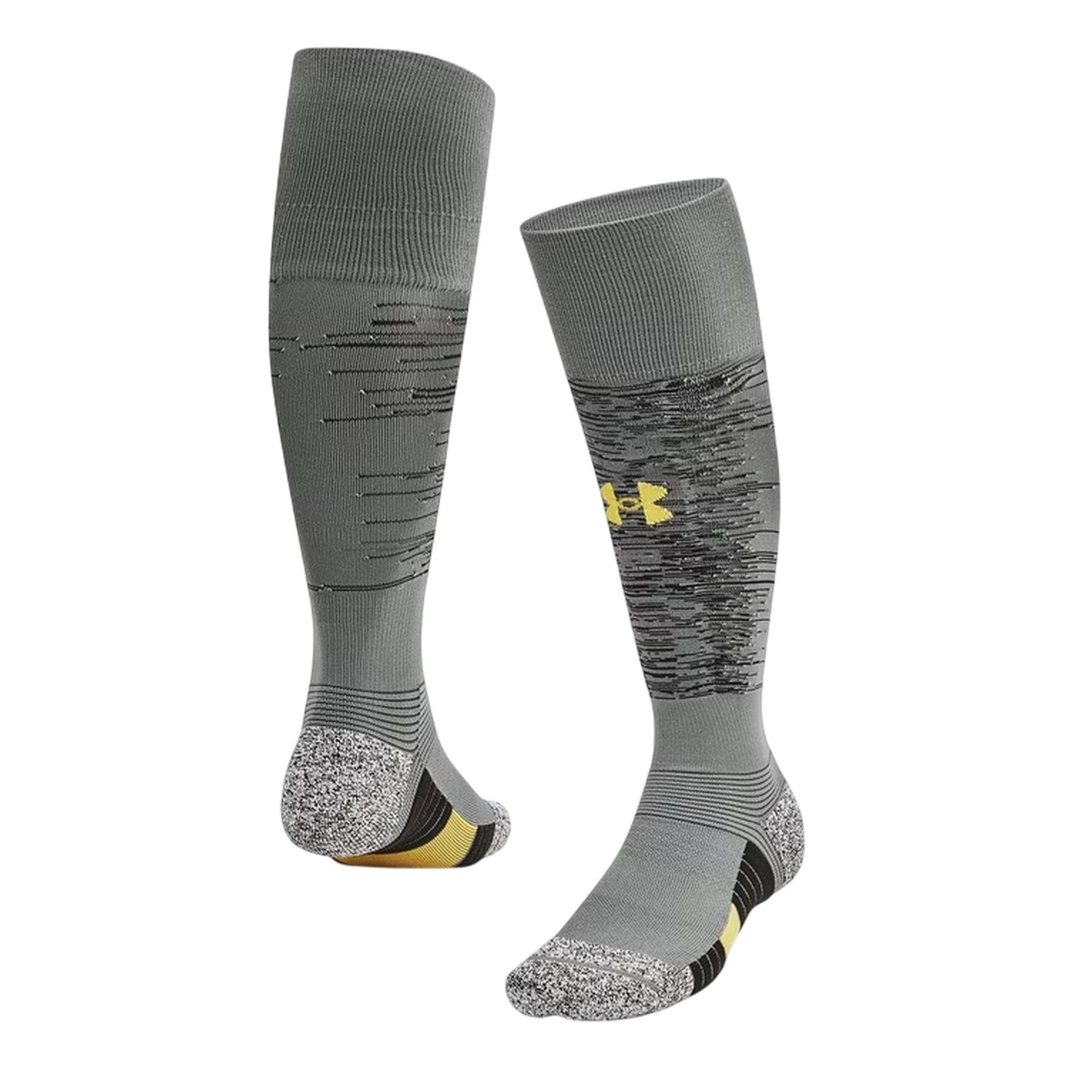 Green - Side - Under Armour Unisex Adult Magnetico Ombre Socks