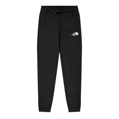 Black - Front - The North Face Childrens-Kids Fleece Tapered Jogging Bottoms