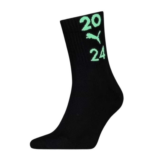 Black - Front - Puma Unisex Adult Glow 99 Crew Socks