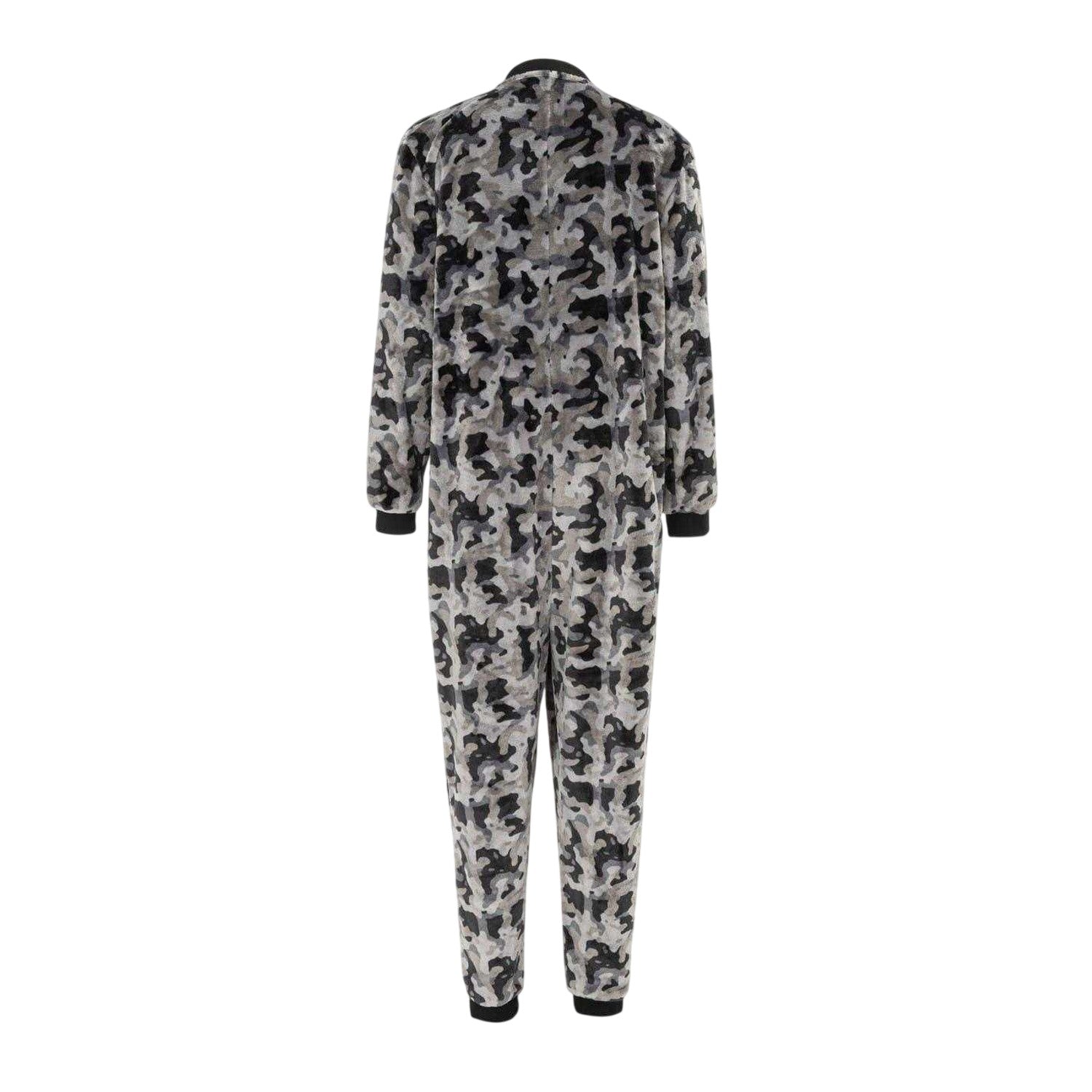 Grey Camo - Back - Howick Mens Camouflage Bodysuit