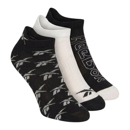 Black-White - Back - Reebok Mens Essentials Trainer Socks (Pack of 3)