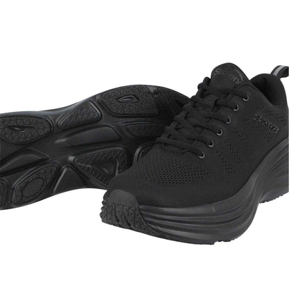 Black - Side - Slazenger Mens Mesh Trainers