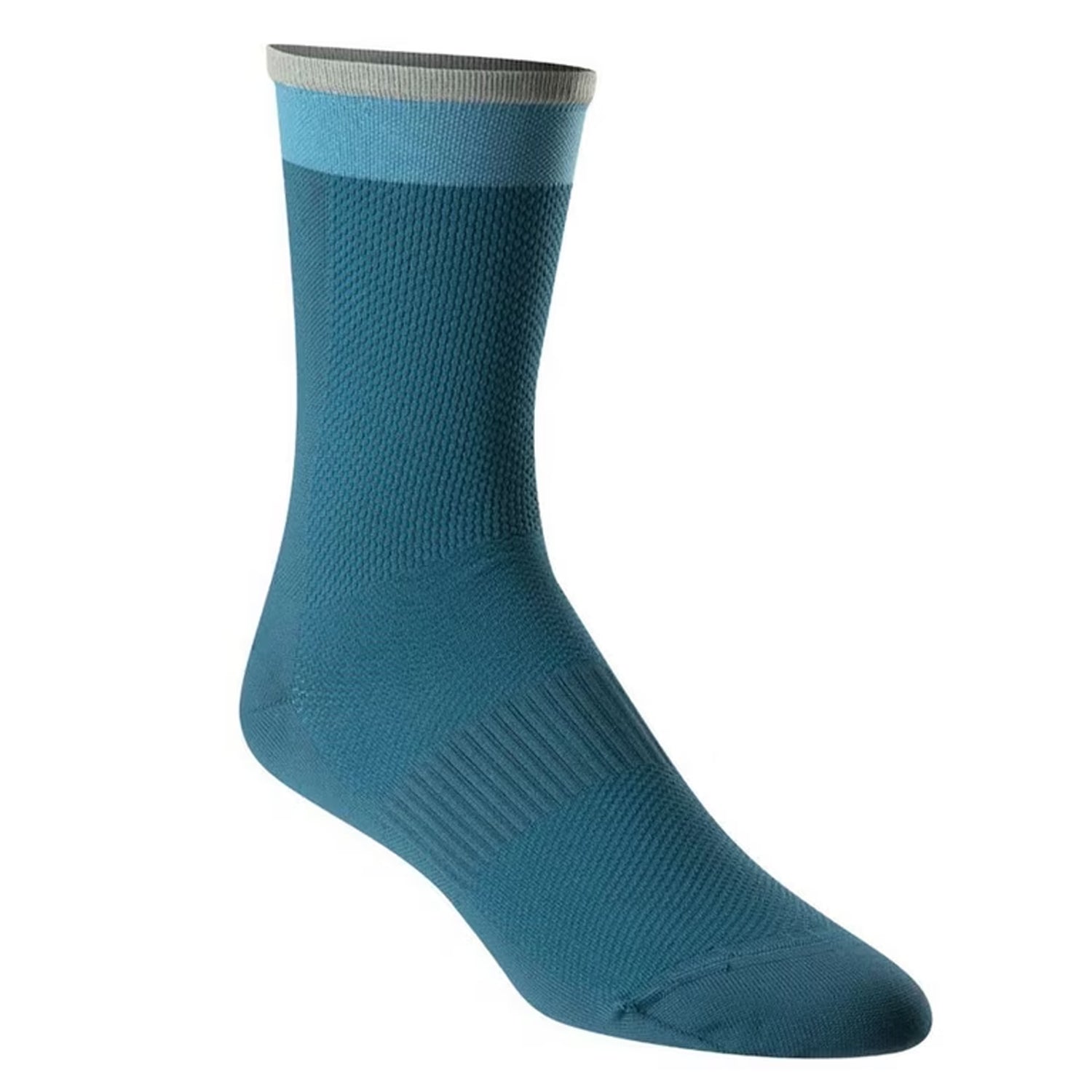 Ocean Blue - Front - Pearl Izumi Mens Elite High-Vis Cycling Crew Socks