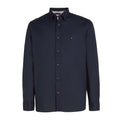Blue - Front - Tommy Hilfiger Mens Core Flex Poplin Shirt